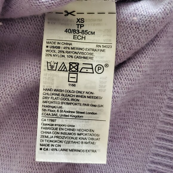 Banana Republic Merino-Cashmere Blend Long Sleeve Top - Picture 4 of 5